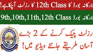How to Check Larkana Board 9th,10th,11th,12th Class Result|Check BISE Larkana Result|BISE Larkana