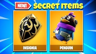 How to Unlock the INSIGNIA & PENGUIN Back Blings! (Secret Fortnite Skins)