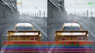 [60fps] Project Cars Xbox One Patch 1.04 vs 1.01 Frame-Rate Test