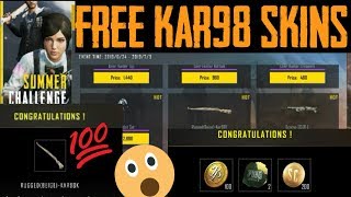 Free kar-98 skin and Scar-L skin (new vpn trick) | PUBG Mobile | GIANT_GAMING