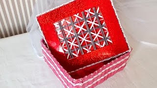 Плетение из газет ШКАТУЛКА мастер класс  Часть №1 weaving newspapers periódicos de tejer