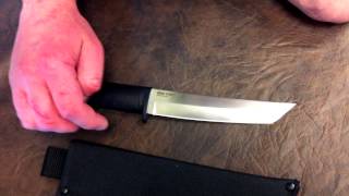 Обзор ножа Cold Steel 20T Tanto Lite 1.4116 Krupp Stainless Steel рукоять kraton