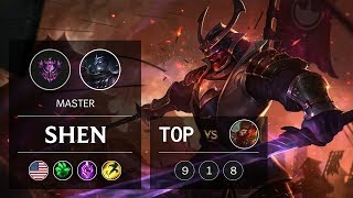 Shen Top vs Wukong - NA Master Patch 9.6