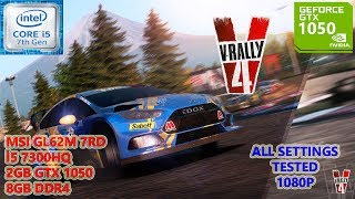 V-Rally 4 i5 7300HQ GTX 1050 8GB RAM (All Settings Tested)