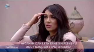 Aycan'ın mini etekle dans etmesi Onur'u Çileden çıkartıyor
