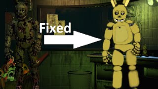 [ FNAF | SpeedPaint] - Making Fixed SpringBonnie!