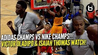 WHO'S BETTER NIKE OR ADIDAS? Compton Magic VS Team Takeover! Nike EYBL Champs vs Adidas Champs!!