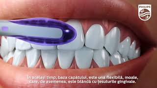 Capetele de periere Philips Sonicare pentru afectiuni gingivale