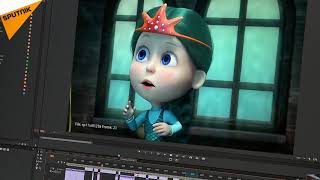 Dünyaca ünlü Maşa ile Koca Ayı çizgi filmi nasıl yapılıyor?