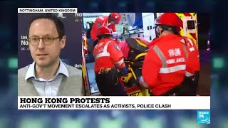 Were police officers in HK colluding with thugs?