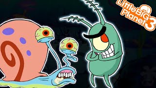 Spongebob Gary vs Plankton | LittleBigPlanet 3