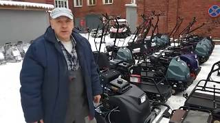 Установка модуля толкач на мотобуксировщик Бурлак Экспедитор.