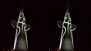 3D Projection Mapping on Tower of the Sun, EXPO'70, Osaka
