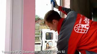 Casa Iuliana  Vladesti - montaj tamplarie PVC Salamander bluEvolution 92