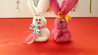How to make of a figure towel?.. подарок..  Как сделать из полотенца фигурки?