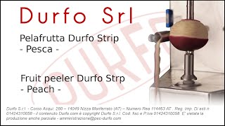 DURFO - Fruits Peeler Slicer Peach - Pelafrutta Pesca - Durfo Strip