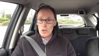 Using handbrake on the driving test.