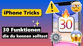 30 iPhone Funktionen die WIRKLICH NÜTZLICH sind