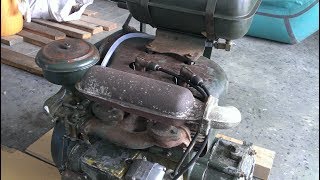 Запуск двигателя УД2, УД - 2, "Ульяновец". Двигатель на века. Запуск после 15 лет простоя.