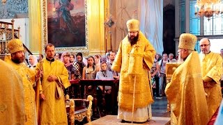 Митрополит Исидор возглавил богослужение в кафедральном соборе Смоленска