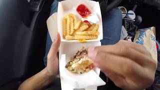 Culver's Drive-thru and Eating Their Ice Cream Concrete Custard with a Bacon Cheeseburger. (Mukbang)