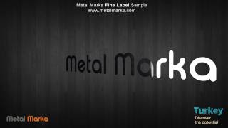 Yeni Nesil Metal Etiket - Metal Marka