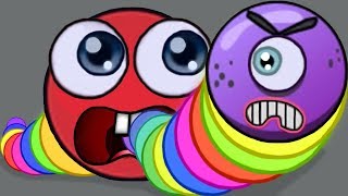 Красный ШАРИК встретил ИНОПЛАНЕТЯН, и они забрали его подружку в игре RED BALL