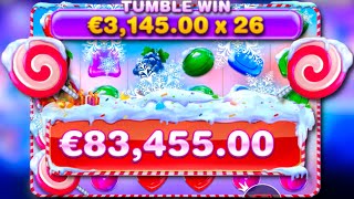 x834 WIN!!! / Sweet Bonanza Xmas free spins compilation! #2