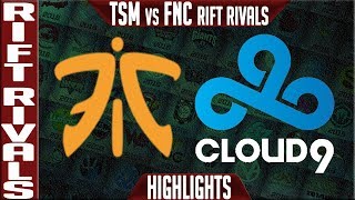FNC vs C9 Highlights Game 1 Bo5 | Rift Rivals 2019 NA vs EU | Fnatic vs Cloud9
