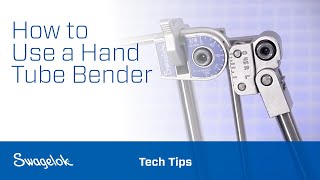 Using a Hand Tube Bender