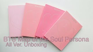 [Unboxing] BTS "Map of the Soul: Persona" (All 4 Versions) ♥♥♥
