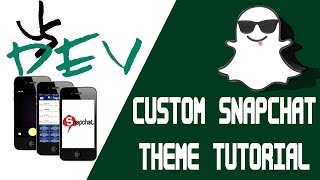 Snapchat Theme Tutorial