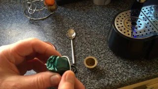 #NESPRESSO Re-using Damaged Nespresso Espresso Coffee Pod Capsules
