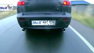 NeX® - _Mitsubishi Lancer X Restyle. ЭКСКЛЮЗИВ! Дорожные съёмки. Глушитель.