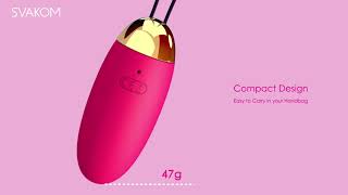 Presenting the all new Elva   A Remote Controlled Bullet Vibrator by SVAKOM