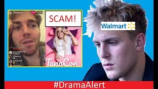 Jake Paul ROASTED by Walmart! #DramaAlert Shane Dawson vs TanaCon! Scam Exposed by Police!