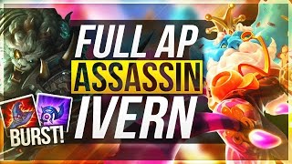 FULL AP ASSASSIN IVERN | Huge Burst Potential! - League of Legends