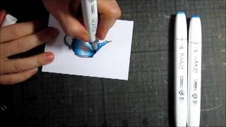 Shading  & Blending with Touch Twin Markers