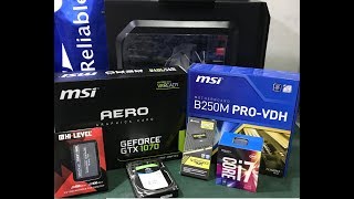 GTX1070 AERO + B250M PRO VDH + i7 7700 PC TOPLAMA