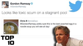 Top 10 Gordon Ramsay Twitter Roasts – Part 2