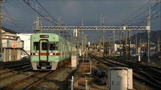 平日朝の西鉄天神大牟田線・大宰府線 西鉄二日市駅