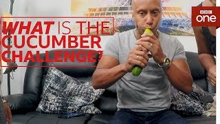 How quickly can you eat a cucumber? - The Button - BBC One