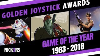 Game Of The Year by Golden Joystick Awards (1983 - 2018)