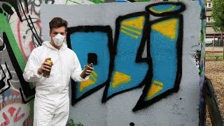 SPRAY PAINTING MY NAME ON A WALL