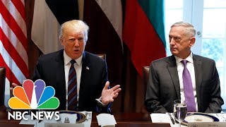 President Donald Trump Says Military Will Guard U.S.-Mexico Border Until A Wall Is Built | NBC News
