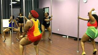 Reggae Pole Choreo w/CryStylez - Gyptian feat Nicki Minaj "Hold Yah (Rmx)"
