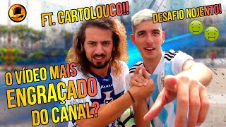 DESAFIO INSANO COM CARTOLOUCO. QUEM PERDER PAGA DESAFIO NOJENTO!!!