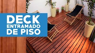 ¿Cómo construir un deck o entramado de piso?