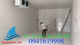 Lắp đặt kho lạnh, hướng dẫn thiết kế kho lạnh, lắp đặt kho lạnh giá rẻ