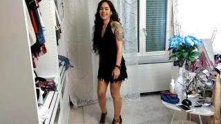 Luana com Look de balada.
